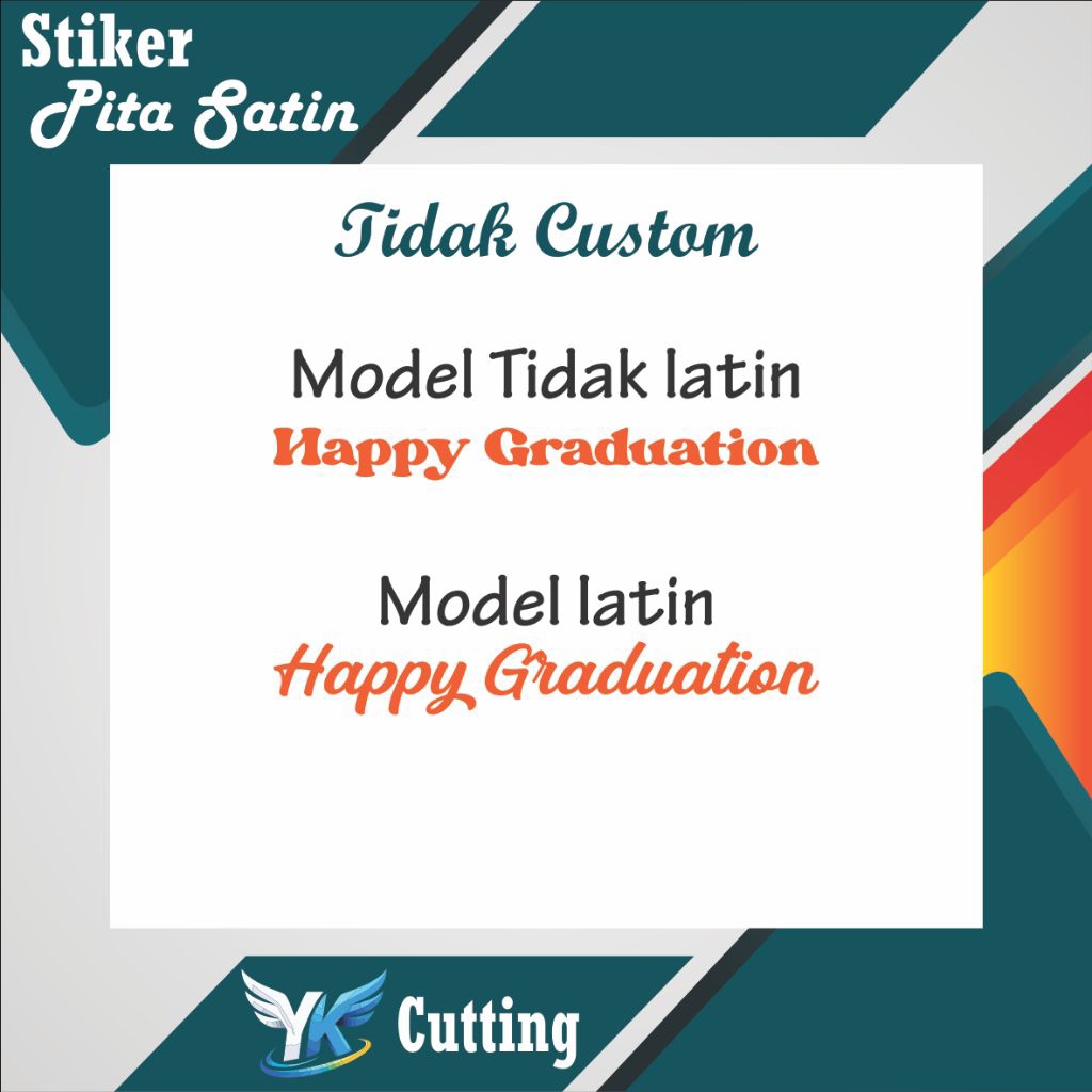 stiker pita satin khusus warna putih glossy