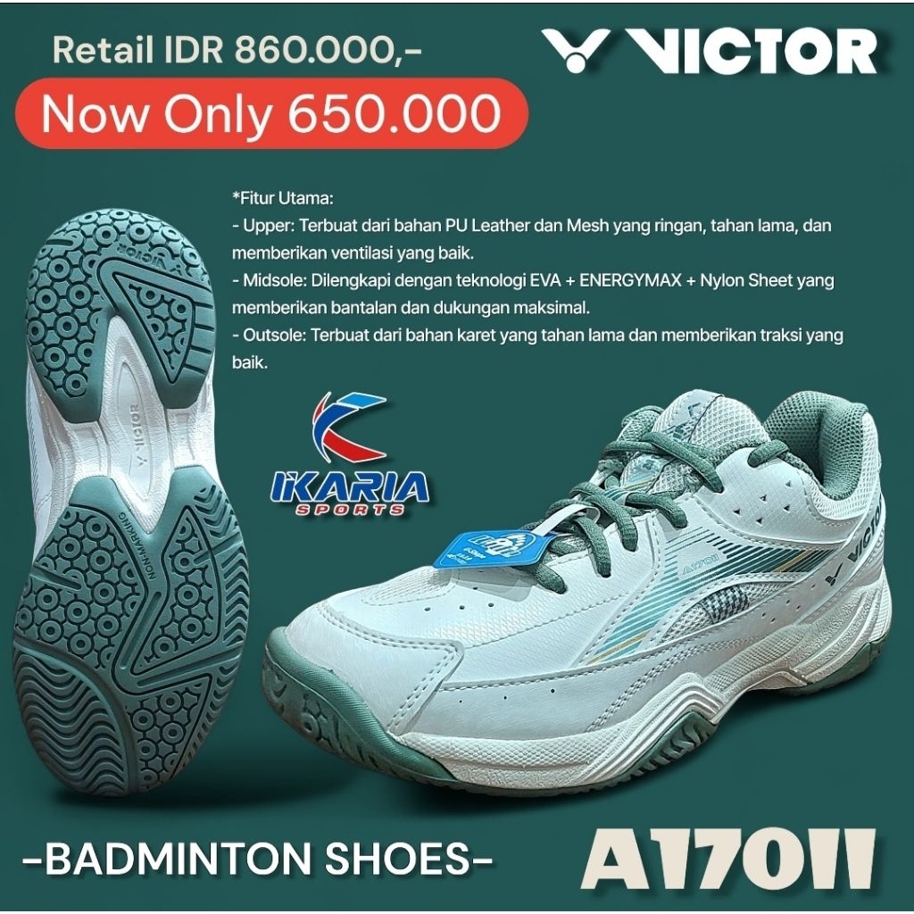 SEPATU BADMINTON VICTOR A170II