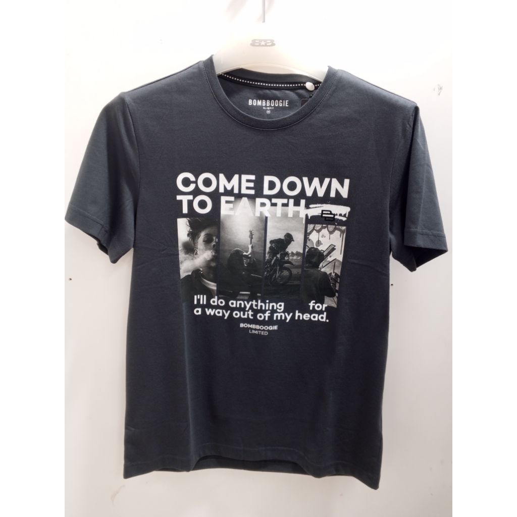 kaos lengan pendek bomboogie original