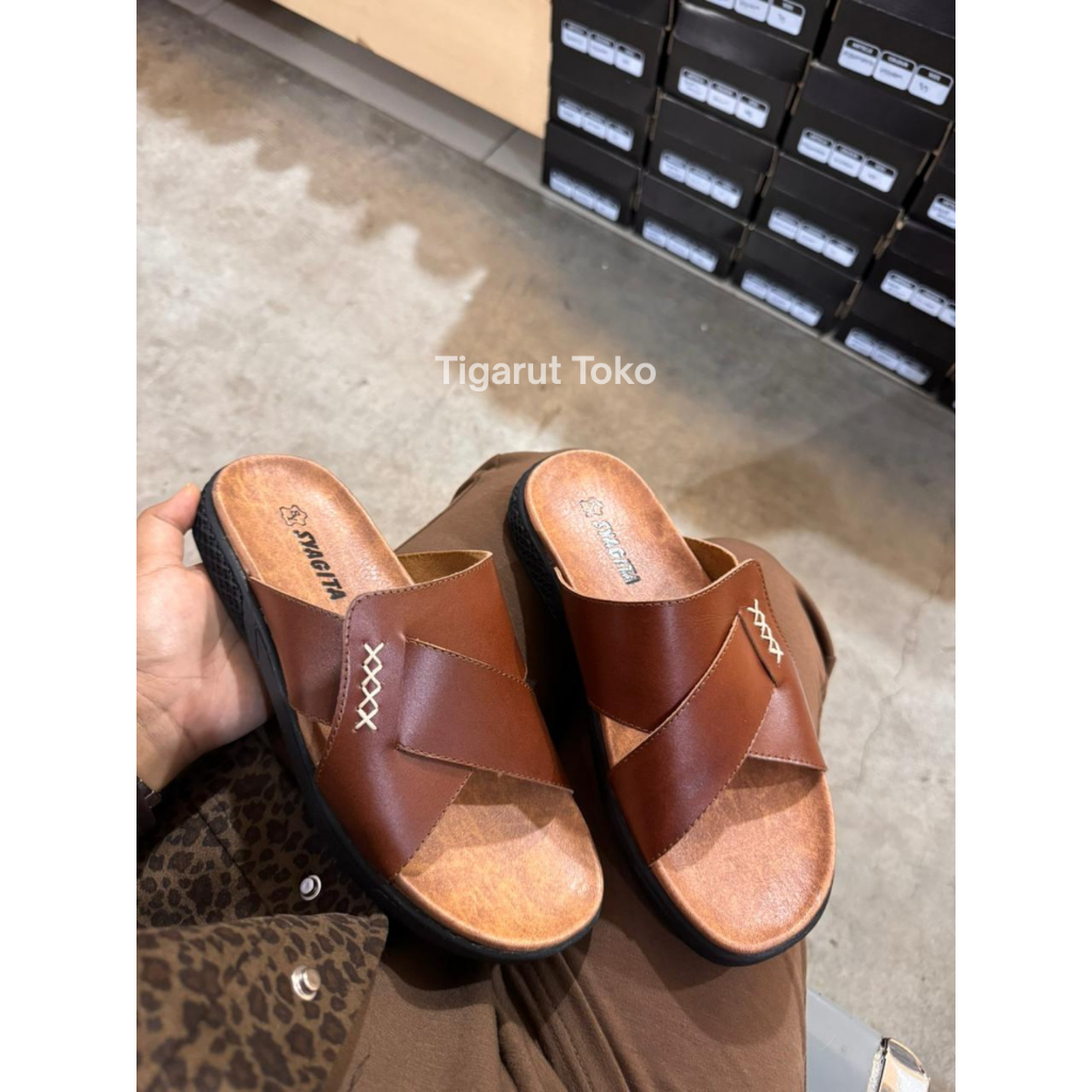 SANDAL KULIT PRIA ASLI GARUT – BAHAN KULIT SAPI