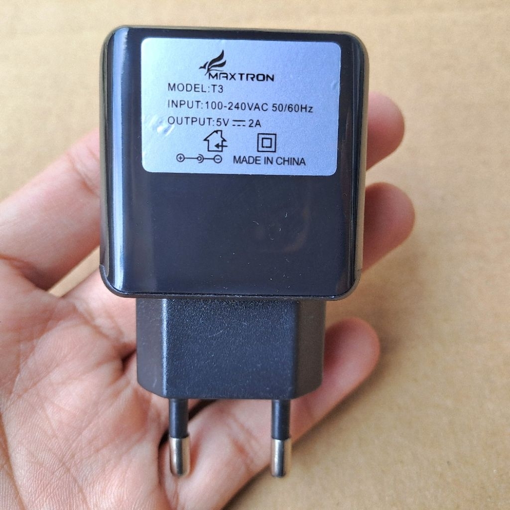 Kepala Charger 2A Copotan HP Android Maxtron Baru