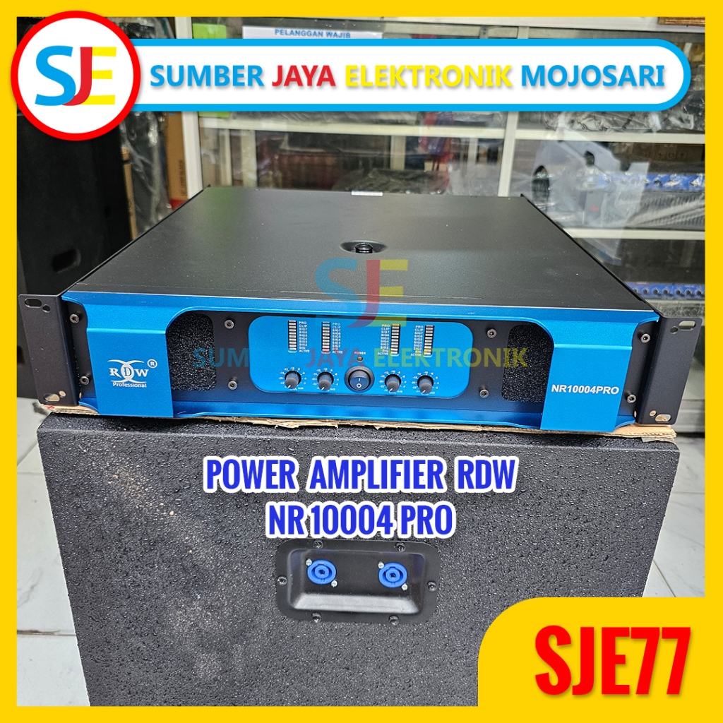 Power Amplifier RDW NR 10004 Pro / Power Ampli 4 Channel RDW NR10004 MK3