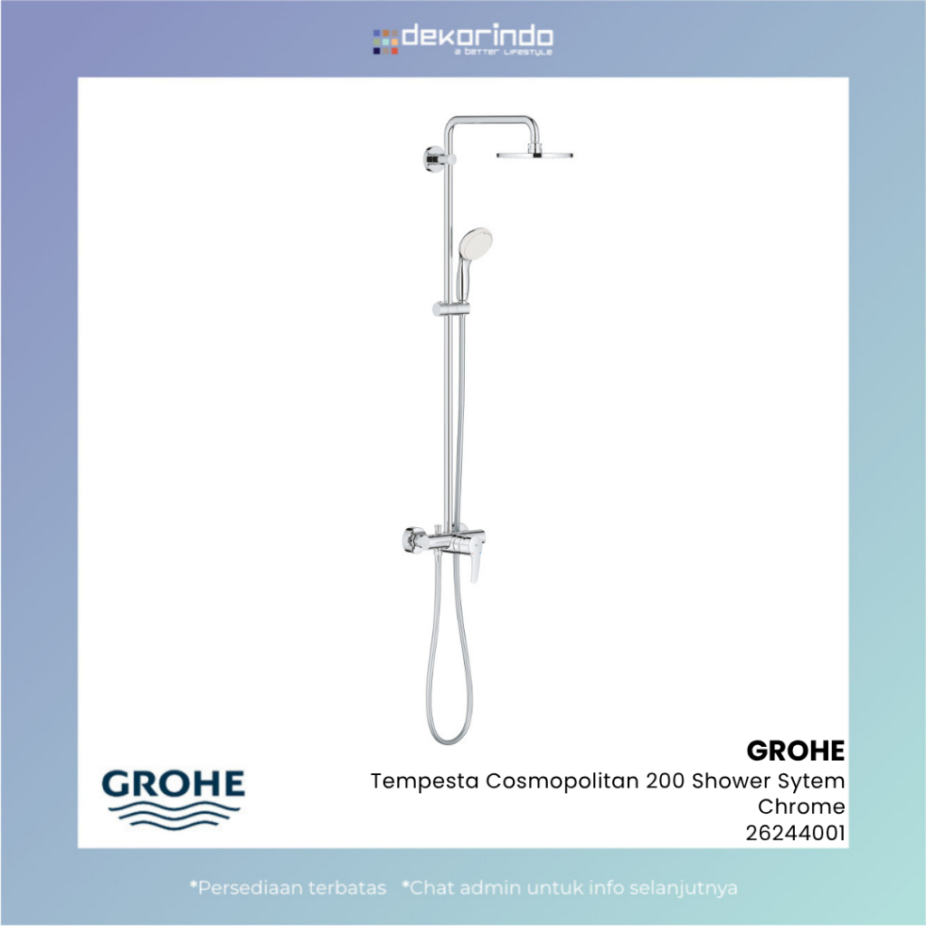 GROHE - SHOWER TEMPESTA COSMOPOLITAN 200 CHROME - 26244001
