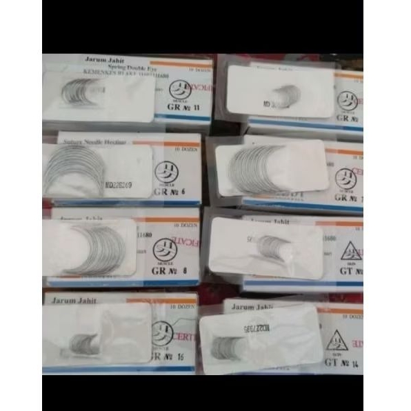 jarum hecting kulit (GT) operasi - jarum hecting /jarum kulit GT 12 box isi 10pcs