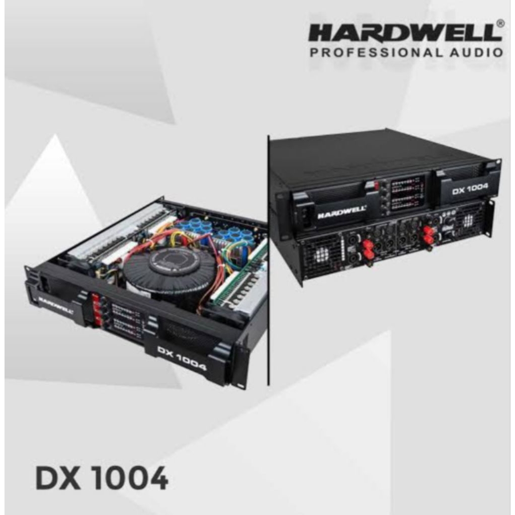 POWER HARDWELL DX 1004 AMPLIFIER 4 CHANNEL HARDWELL DX 1004 ORIGINAL