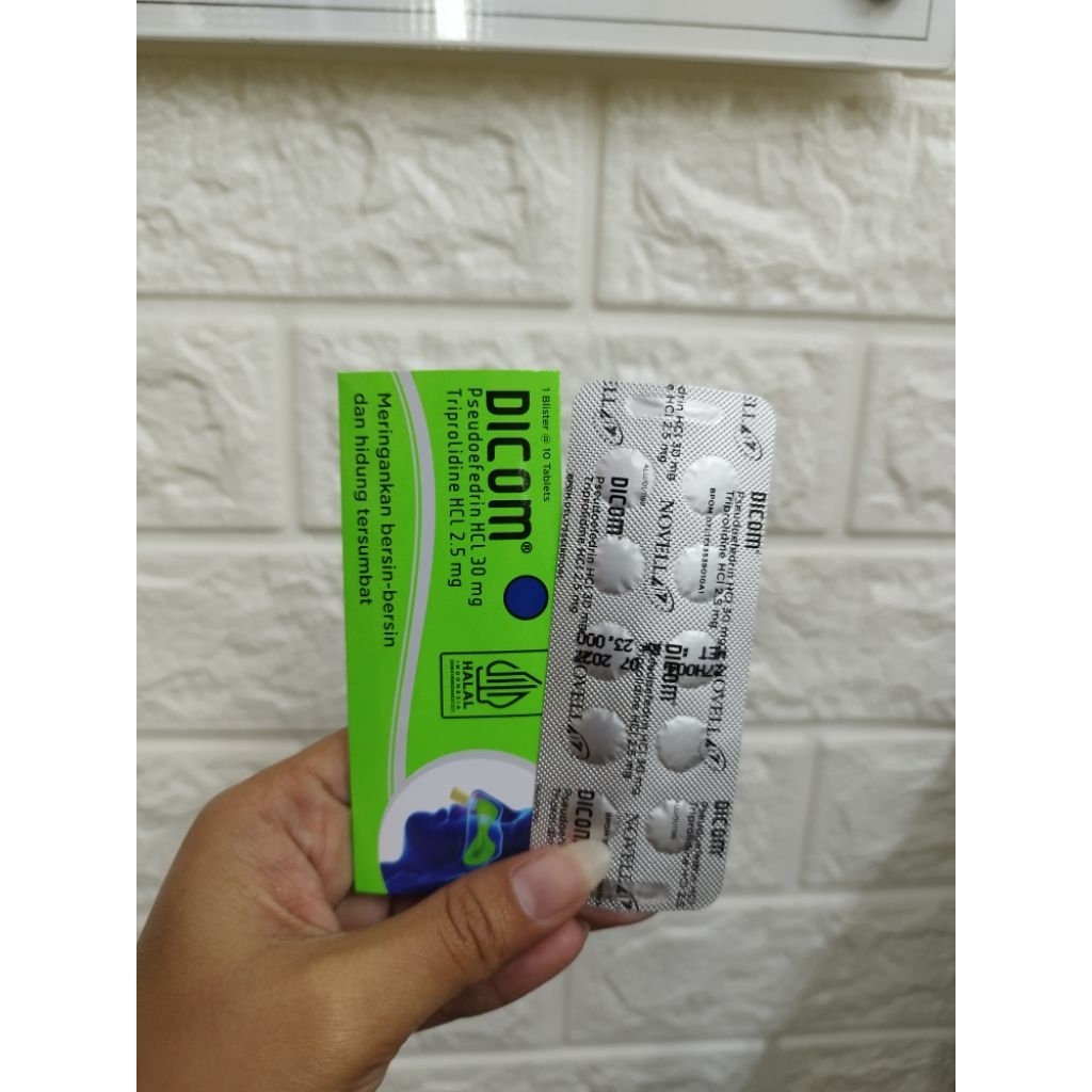 Dicom membantu meredakan hidung tersumbat karrna flu