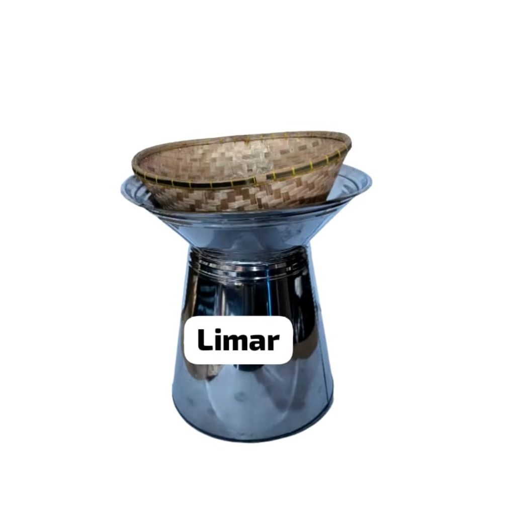 SEENG DANGDANG STAINLESS TINGGI + KUKUSAN BAMBU