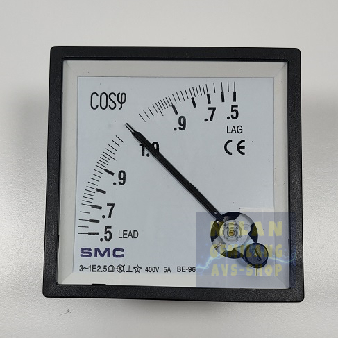 Panel Meter SMC/POWER FACTOR METER/COSPY METER BE-96 COSPY AC 400V