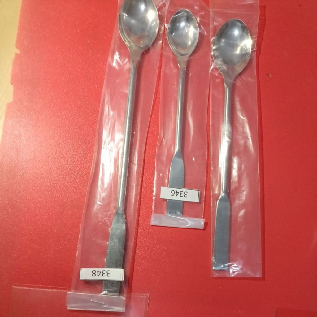 Usbeck Spatula Spoon Stailess Steel  15cm 18cm 21 cm Germany. Spatula Lab Besar Stainless Germany. S