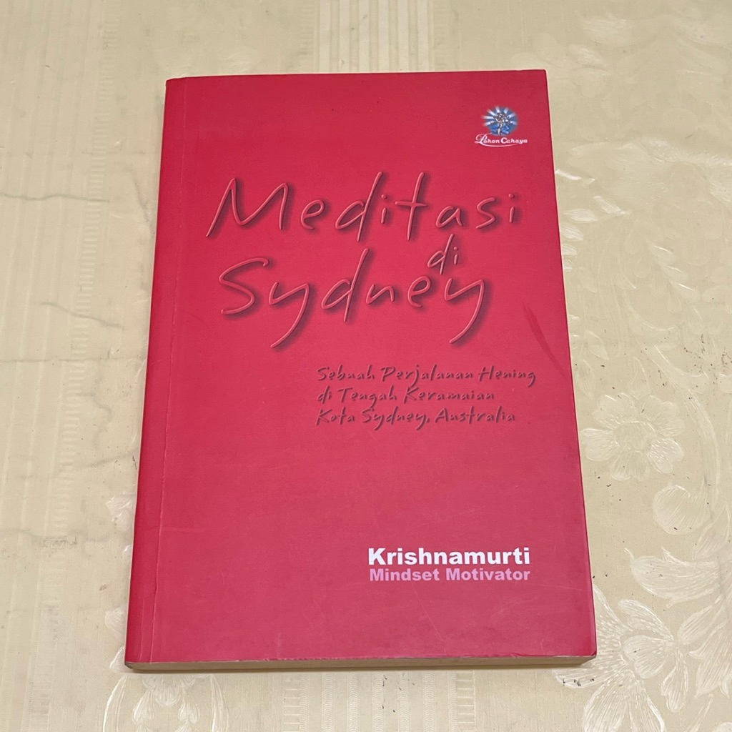 Buku MEDITASI DI SYDNEY oleh Krishnamurti