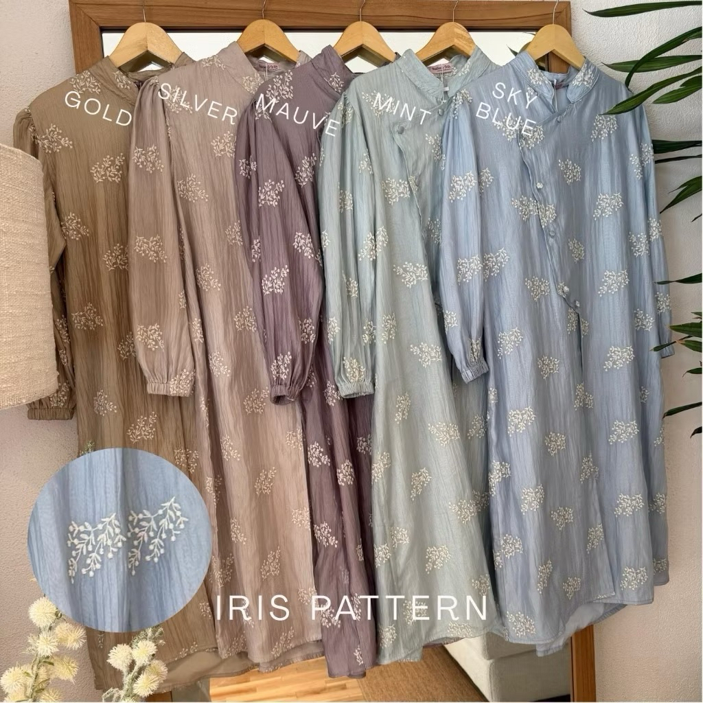 Haidee & Orlin Marie Raya Tunic Iris Pattern (All Size)