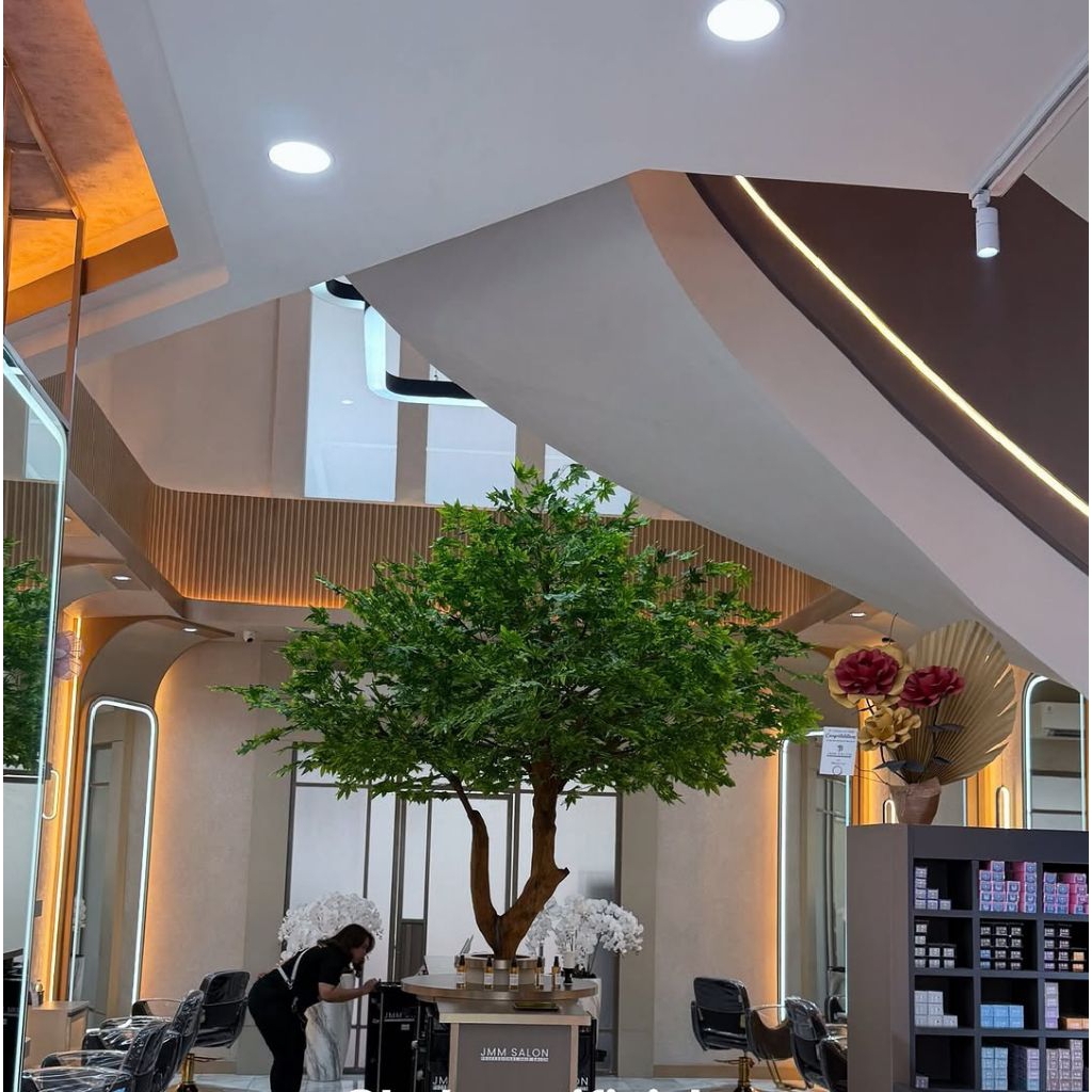 Pohon Dekorasi Plastik Besar - Pohon Dekorasi Maple Tinggi 3 Meter