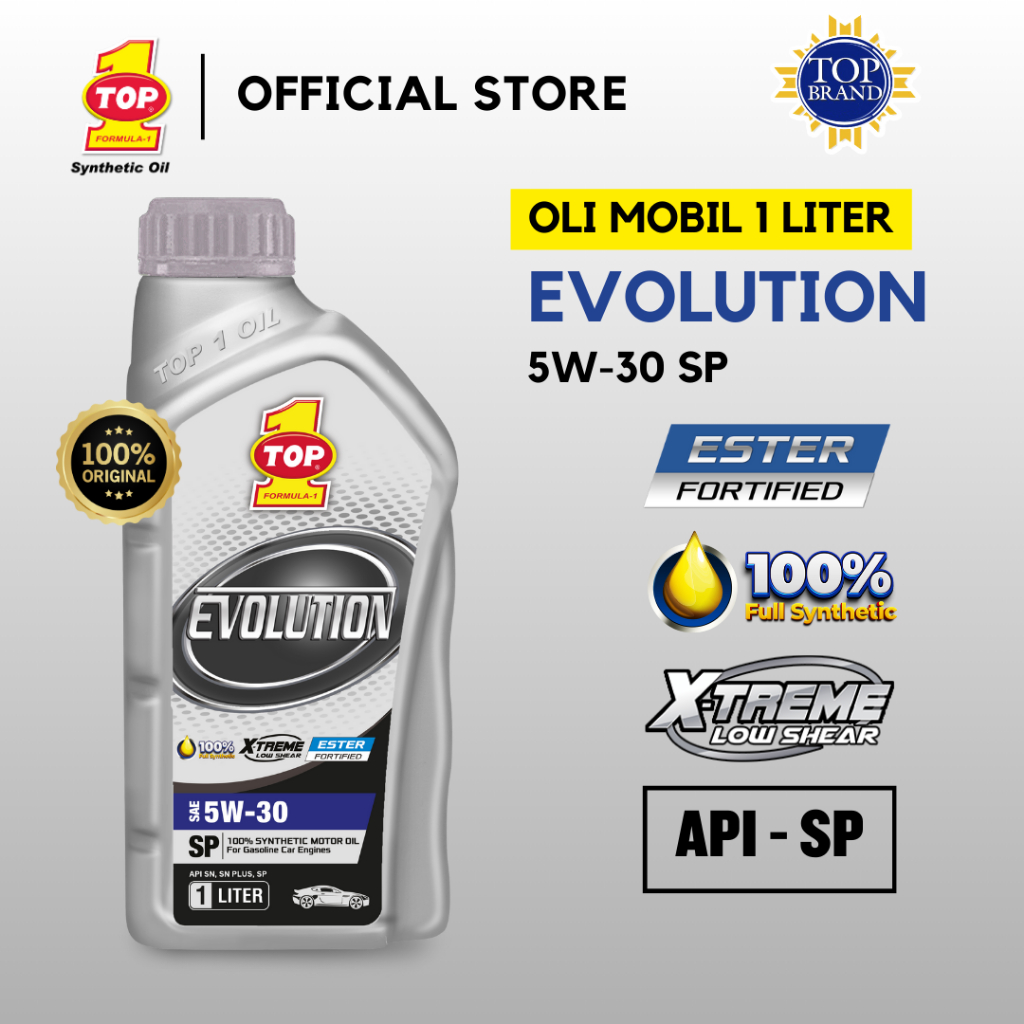 TOP 1 Oli Mobil EVOLUTION 5W-30 - 1 L API SP