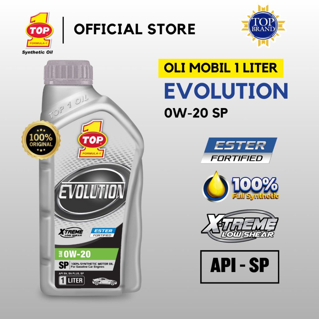 TOP 1 Oli Mobil EVOLUTION 0W-20 - 1 L API SP