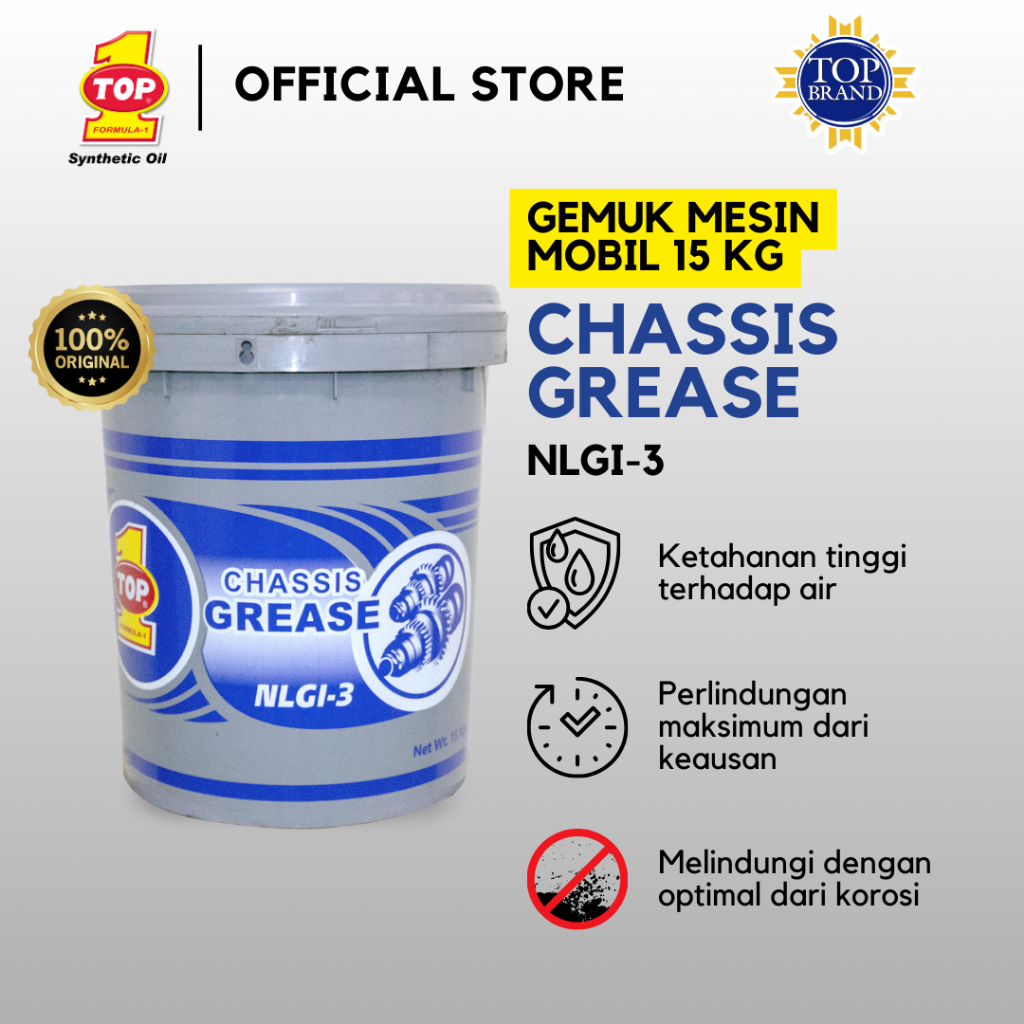 Gemuk TOP 1 GREASE CHASSIS 15 Kg