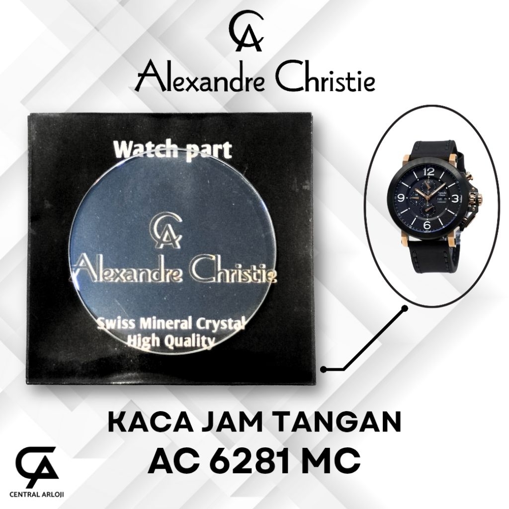 Kaca Jam Tangan Alexandre Christie AC 6281 MC
