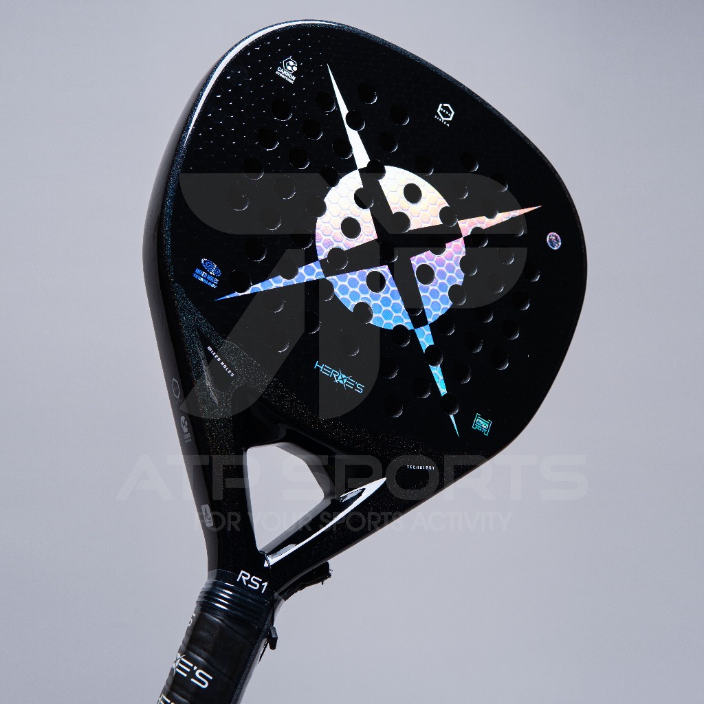 Raket Padel Padel Racket Heroes RS1 Padel - 360 Gram 360Gram 360 Gr
