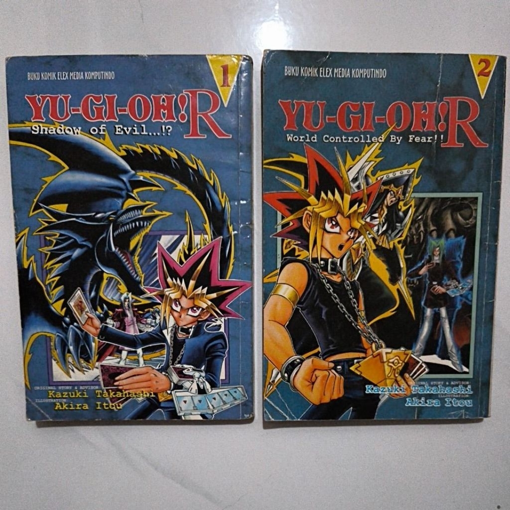 komik set yu gi oh R volume 1 & 2 bekas