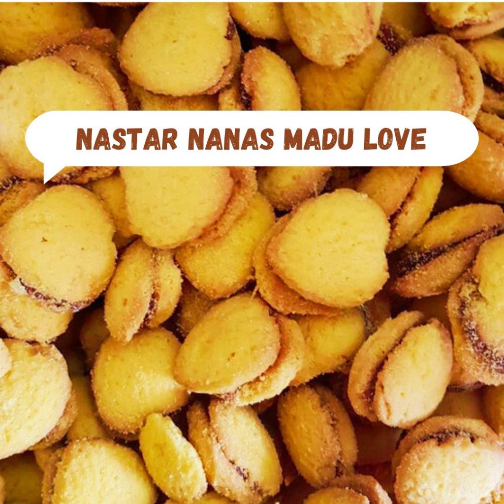 SNACK KILOAN NASTAR NANAS MADU LOVE  | SNACK MURAH ENAK MAKASSAR