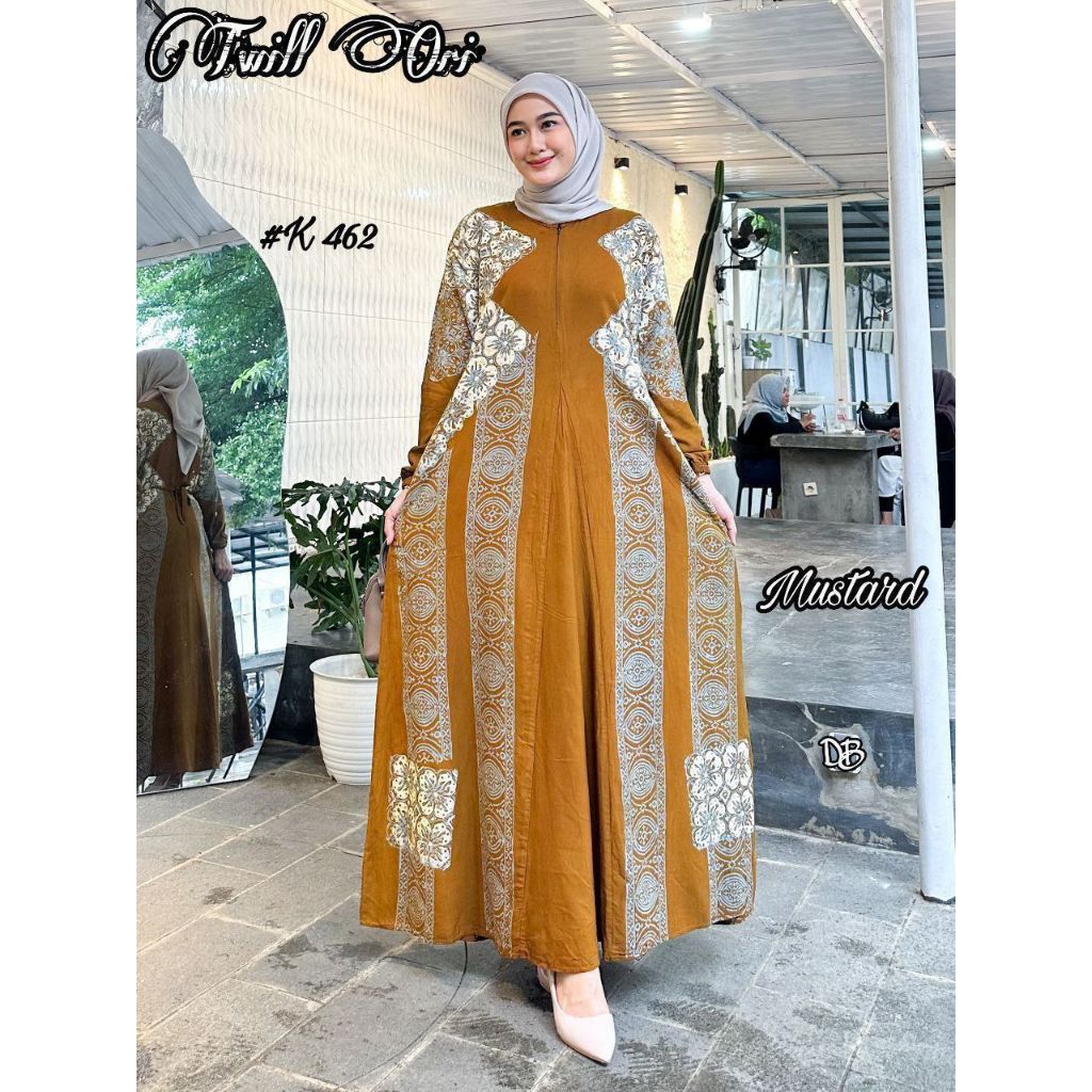 Gamis twill ori klok A terbaru