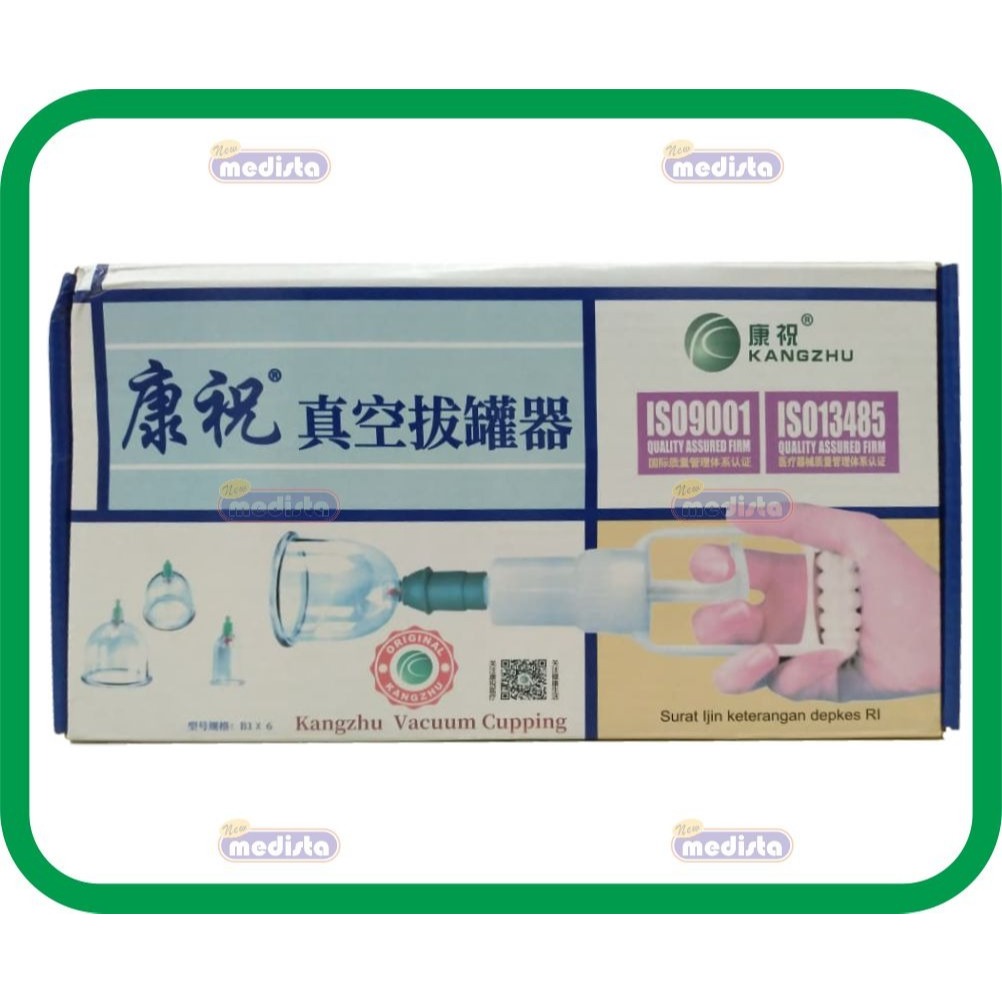 Alat Bekam Kangzhu Lengkap dengan 6 Kop