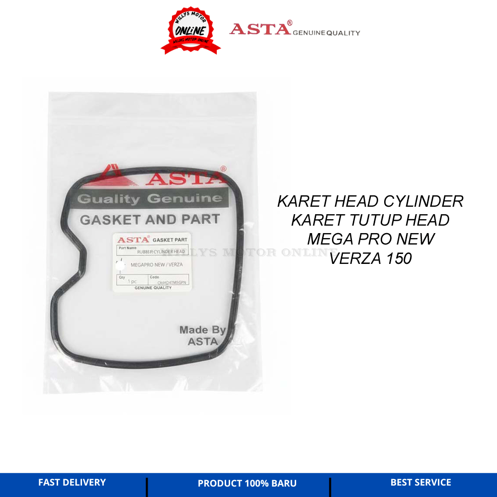 KARET HEAD MEGA PRO NEW ASTA KARET TUTUP COP CILINDER HEAD MEGA PRO NEW