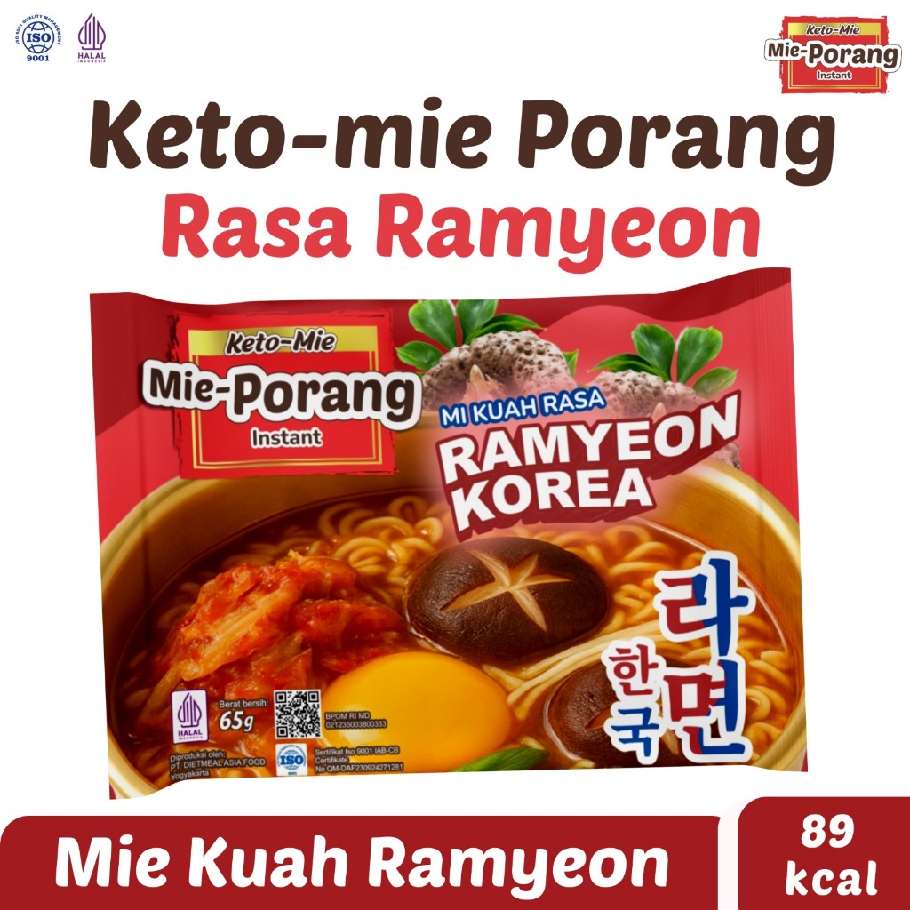 KETO MIE PORANG RAMYEON - Mie Porang Rasa Ramyeon Korea