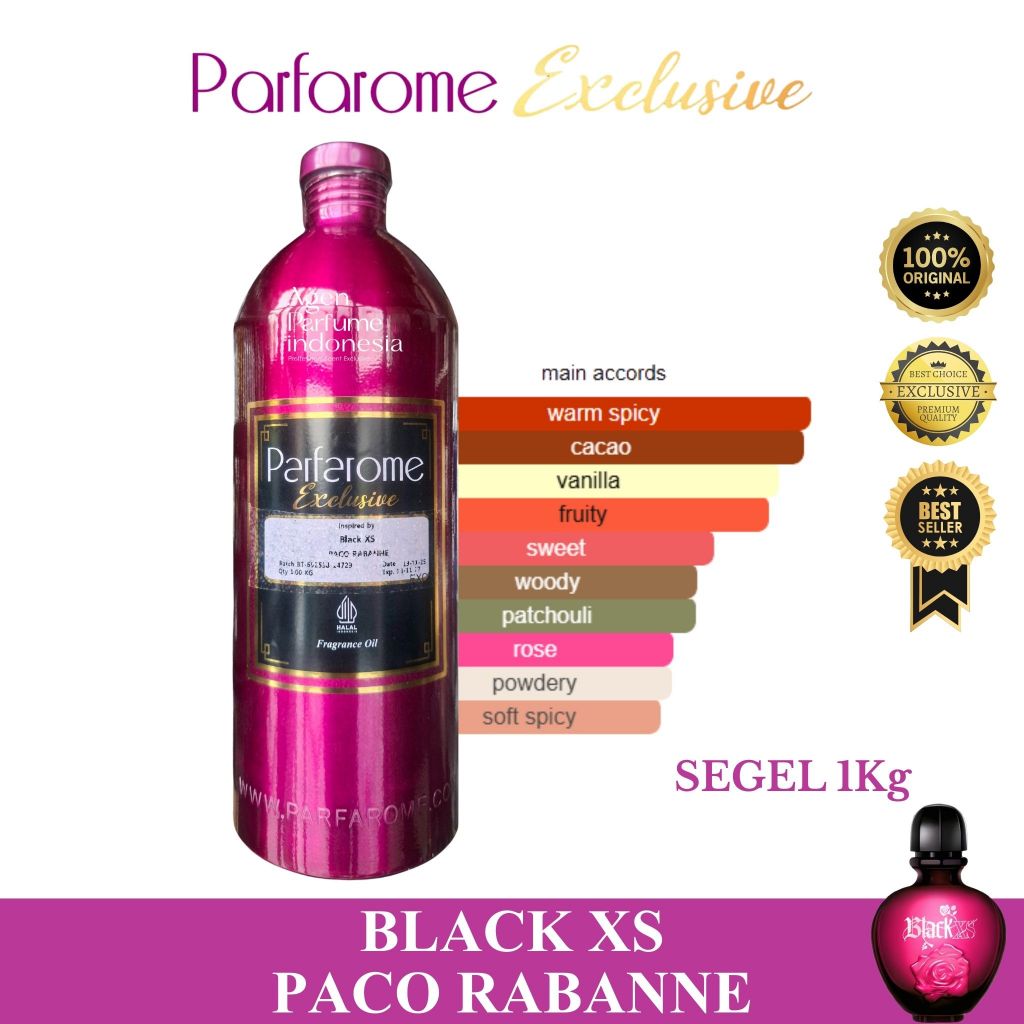 BLACK XS PAKORABANNE By PARFAROME EXCLUSIVE Segel 1Kg