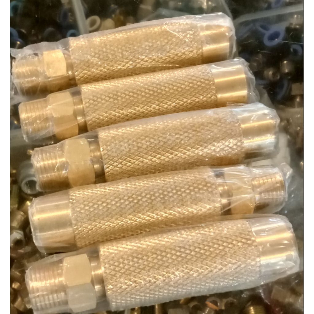 NOZZLE Steam 1/2" inch Brass Kuningan