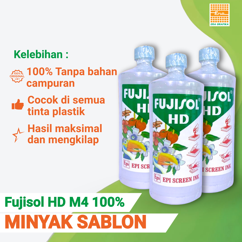MINYAK SABLON | PENGENCER TINTA SABLON | FUJISOL HD M4 100% - 800CC
