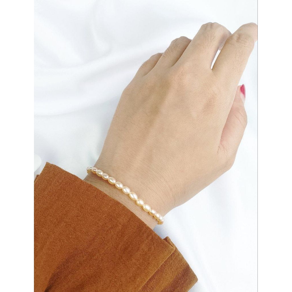 Rumy Pearl Gelang Ibu dan anak mutiara air tawar kualitas super