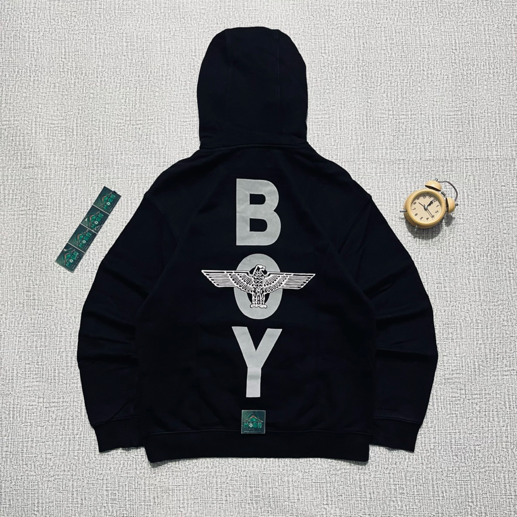 Hoodie Boy London Brand Original 157 Size L | Crewneck | Jacket | Bomber | Tracktop | Outdoor | Atas