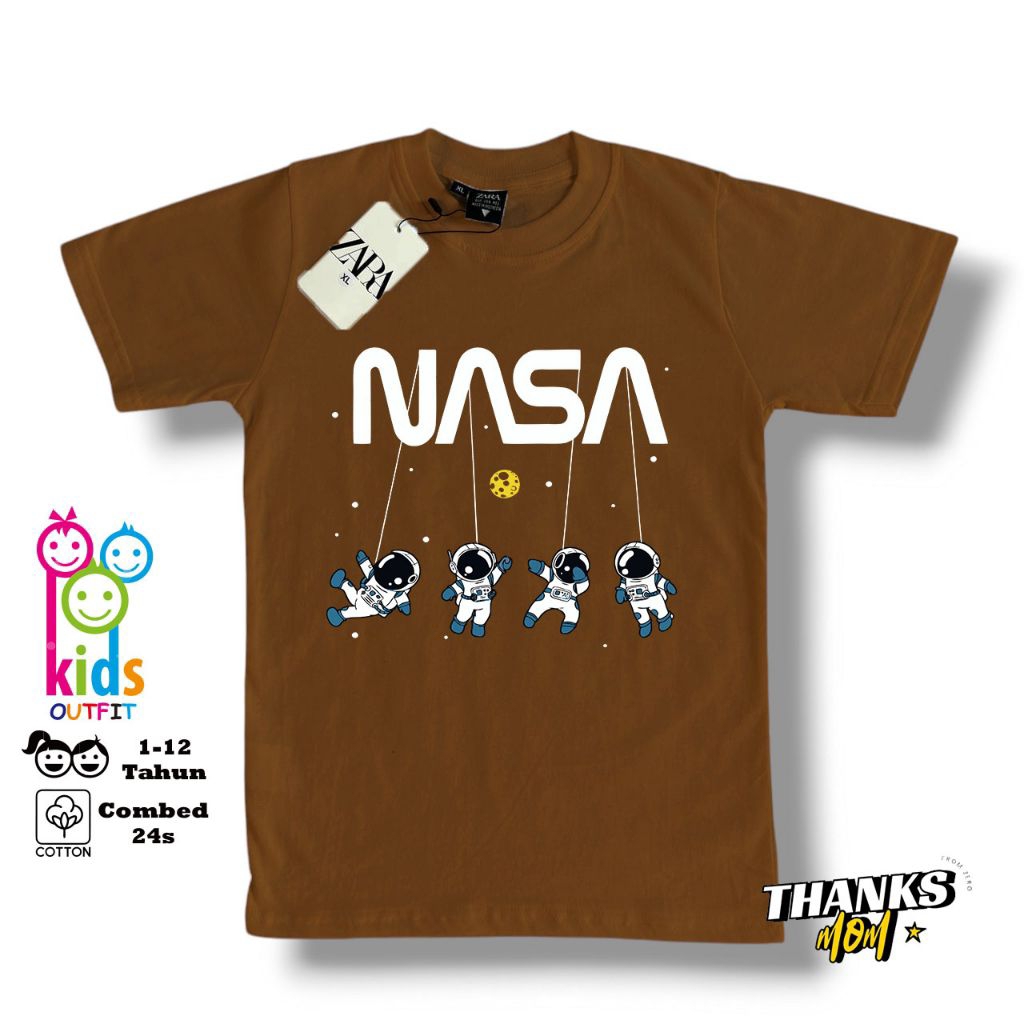 T-Shirt/Kaos Anak Zara Karakter Nasa