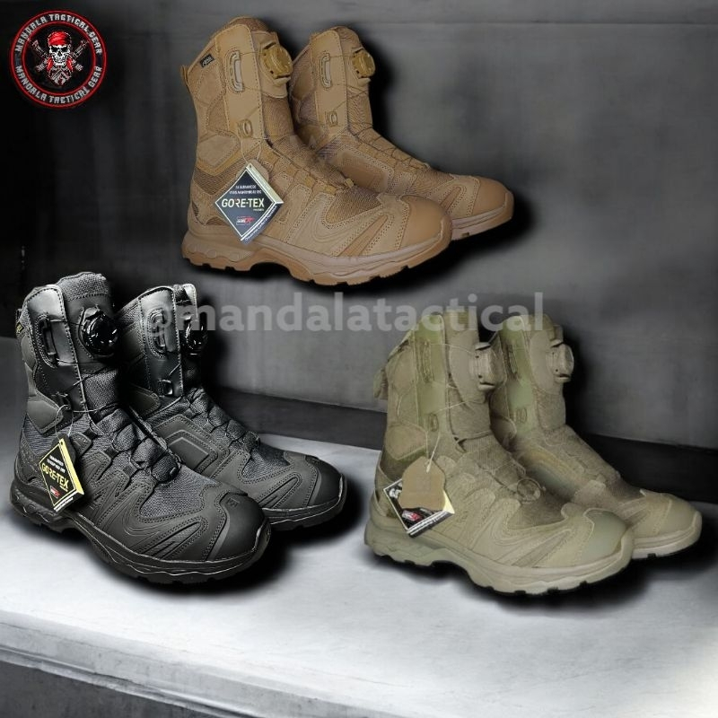 Sepatu salomon pdl taliputar 8inci / Pdl Tactical taliputar salomon 8inci