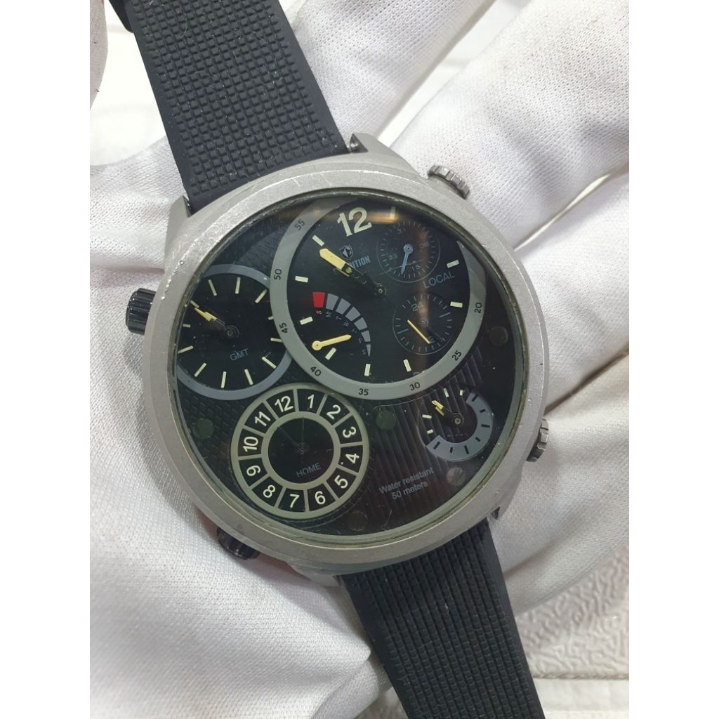 Jam Expedition E6623M Original 4jam Pria Preloved