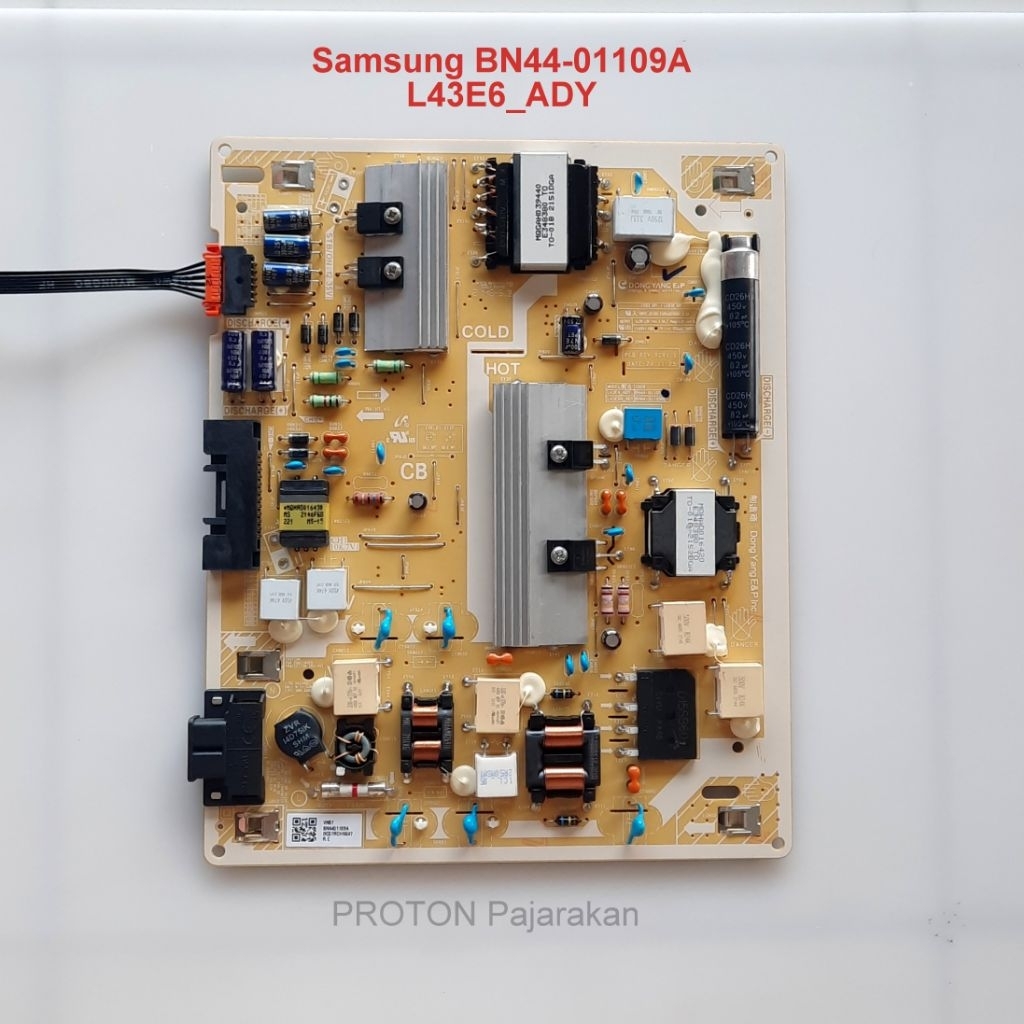 PSU LED Smart TV Samsung UA43AU8000 UA43AU8000K UA43AU8000XXD Mesin Power Supply BN44-01109A L43E6 A