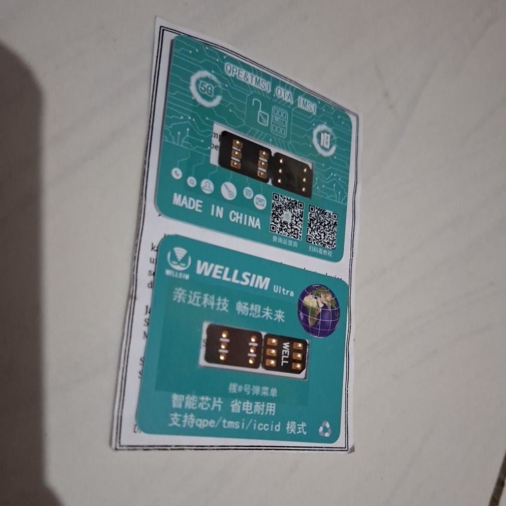 Rsim/simcard sticker