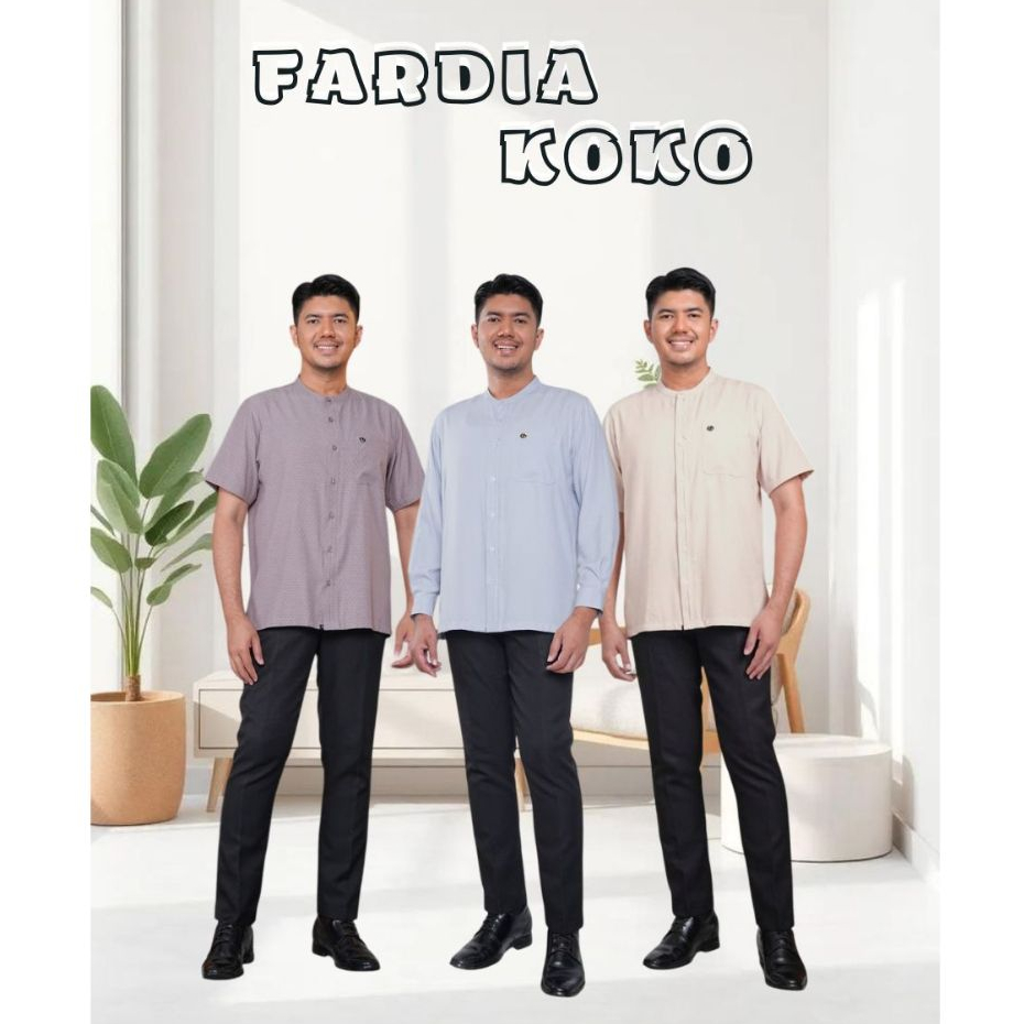 FARDIA KOKO NIBRAS ICE BLUE BEIGE DUSTY LAVENDER BY NBRS FASHION DIARAYYAKU ATASAN KEMEJA LENGAN PAN