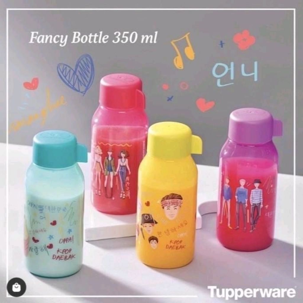 Botol Fancy 350ml Tupperware Original