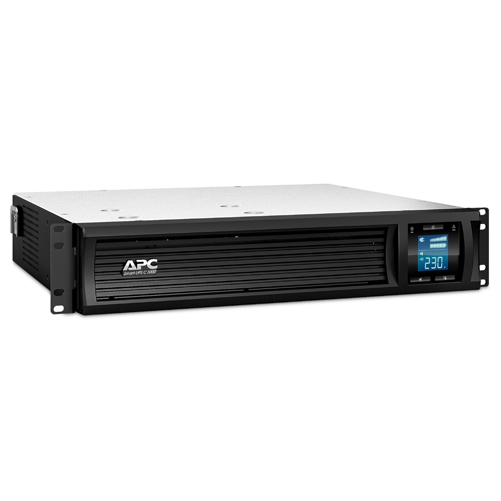 APC Smart-UPS C, SMC3000RMI2U, Line Interactive, 3kVA, Rackmount 2U, 230V, 8x IEC C13+1x IEC C19 out
