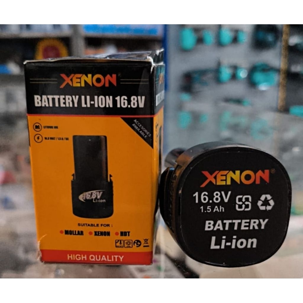 Baterai bor impact cordless Xenon baterai 16,8v per pcs sesuai foto