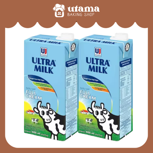 Ultra Milk Susu UHT Putih 1 Liter Susu Cair UHT Original