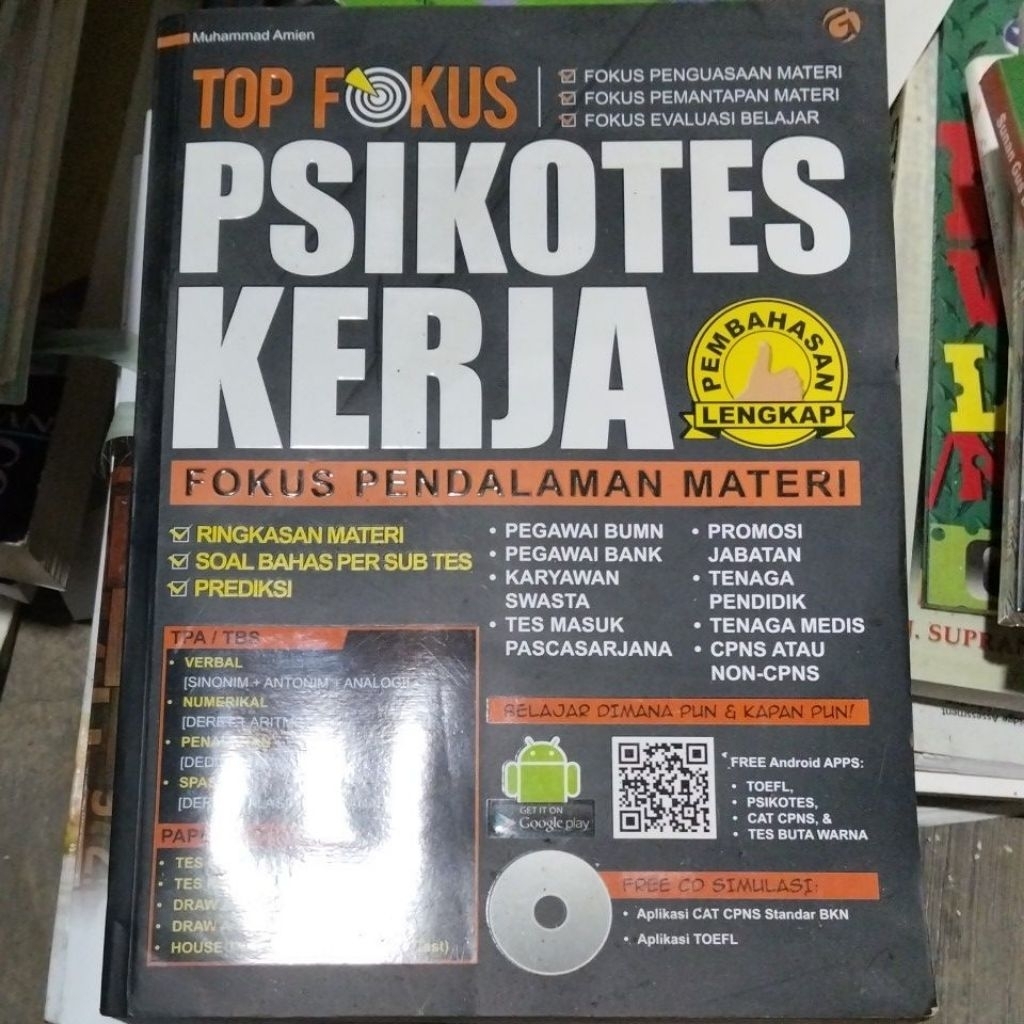 top fokus psikotes kerja, fokus pendalaman materi