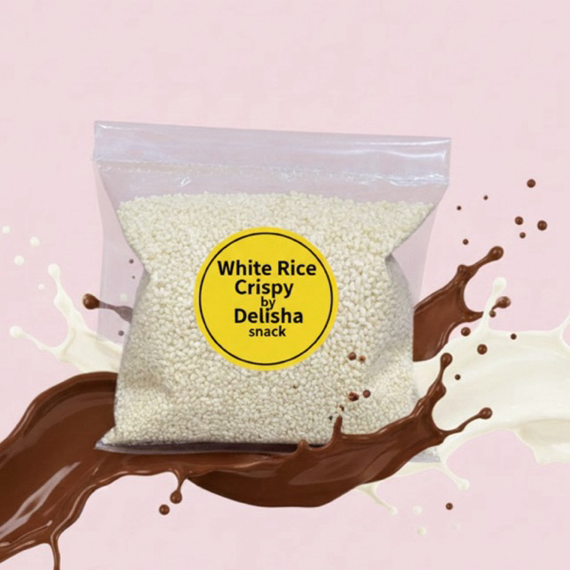 Rice crispy putih 500gr | white rice crispy | rice crispy