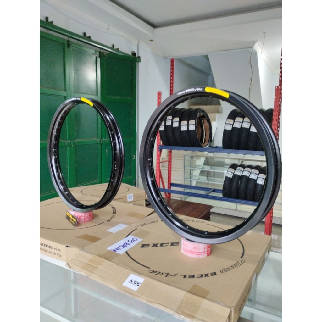 Velg Takasago Excel Asia Ring 18 Rx King Hitam 18-160 / 18-185 Velk Takasago Excel