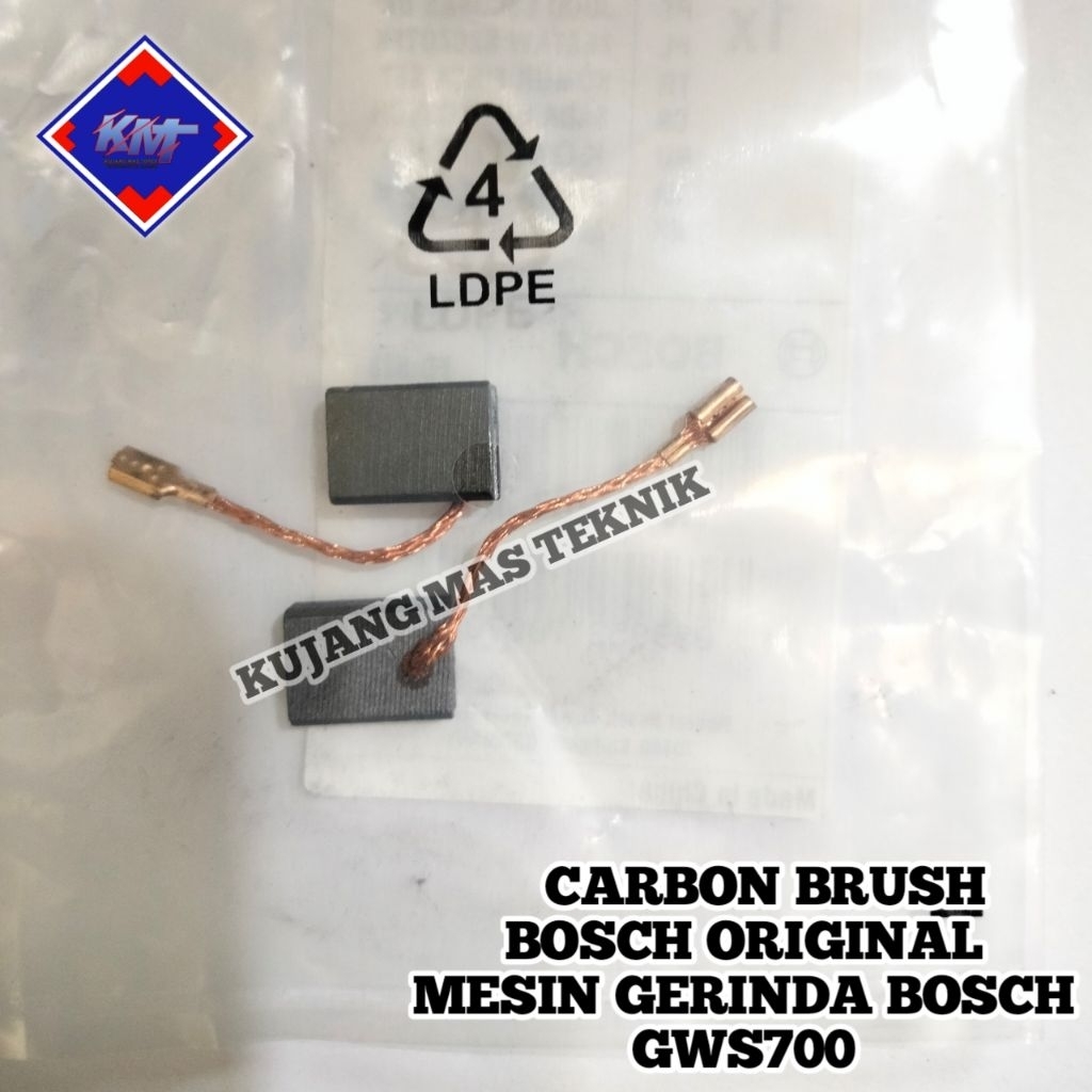 CARBON BRUSH GWS700 MESIN GERINDA TANGAN BOSCH ARENG SPULL GERINDA GWS700 ORIGINAL
