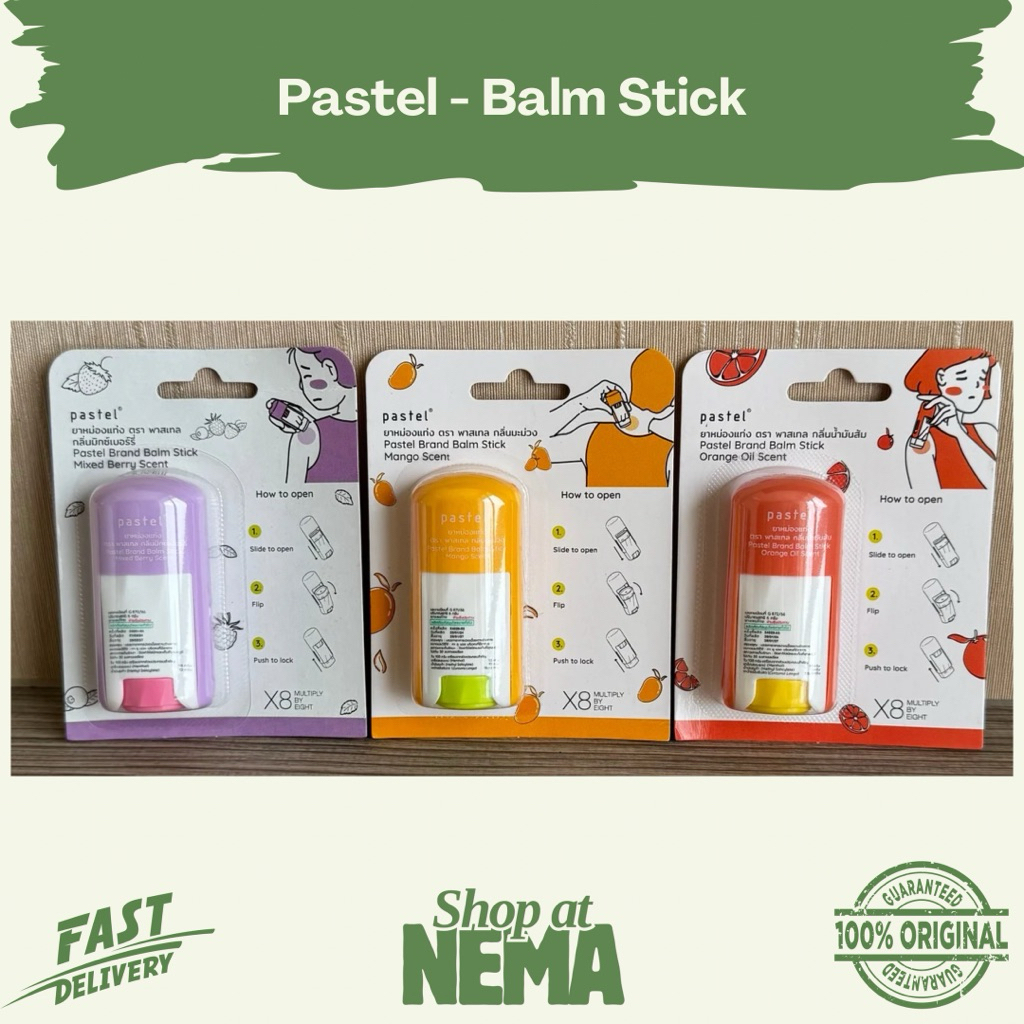 [NEMA] PAKET TERMURAH Pastel Balm Stick / Balsem Stick