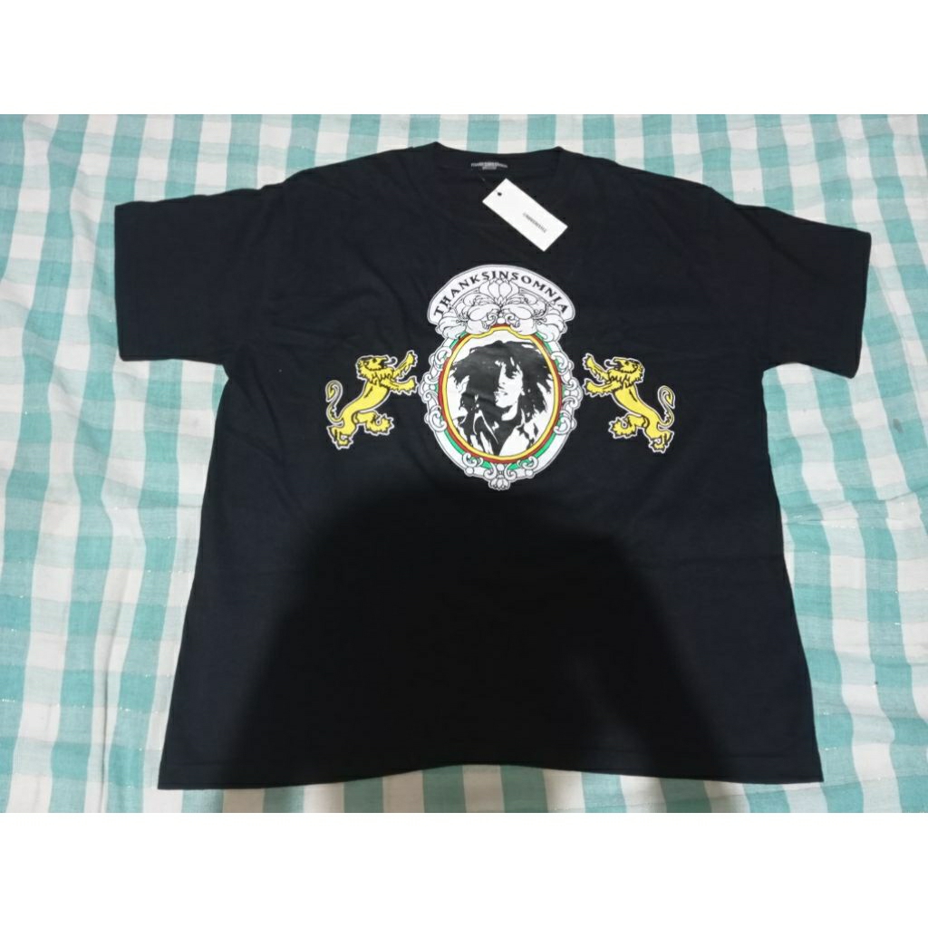 Tshirt Bob Marley Thanksinsomnia Black