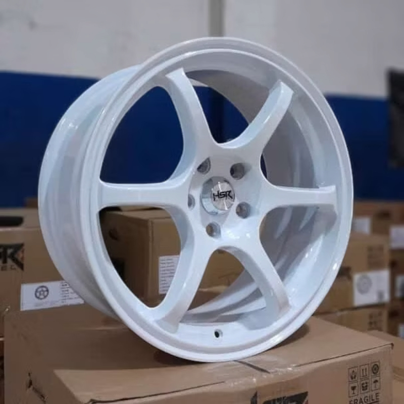 VELG MOBIL RACING RING 18 HSR YUZAWA JDM UNTUK HRV CRV CIVIC INNOVA RUSH TERIOS ACCORD R18 putih