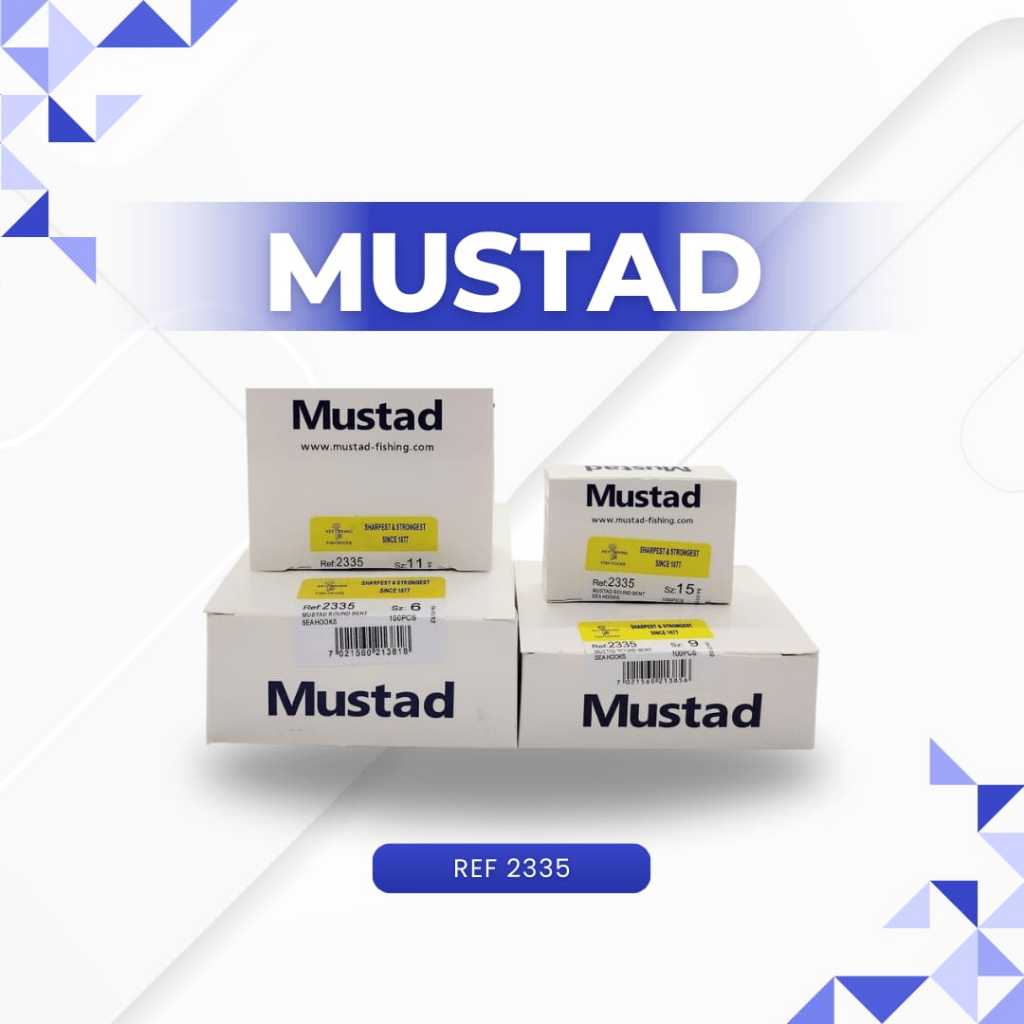 MUSTAD 2335- Mata Kail Pancing Mustad Round bent Sea Hook isi 100 pcs no8/9/10/11  6c w